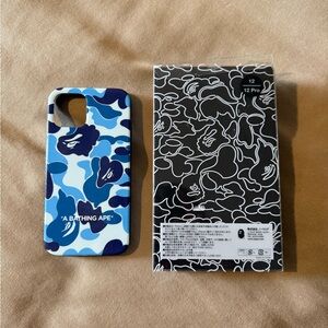 BAPE ABC Blue Camo IPhone 12/12 Pro Case